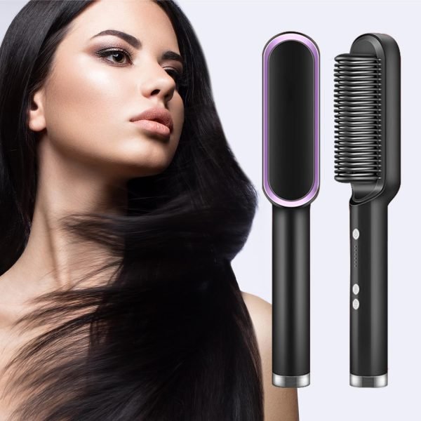 Multifunctional Hair Straightener Brush - Hot Comb Hair Care