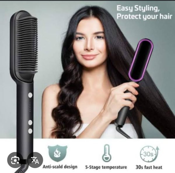 Multifunctional Hair Straightener Brush - Hot Comb Hair Care