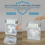 Portable Air Conditioner - Fan Usb Electric Fan With Led Night Light