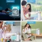 Portable Air Conditioner - Fan Usb Electric Fan With Led Night Light