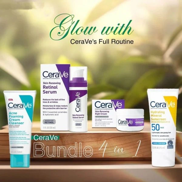Cerave 4 In 1 Skincare Kit Night Cream