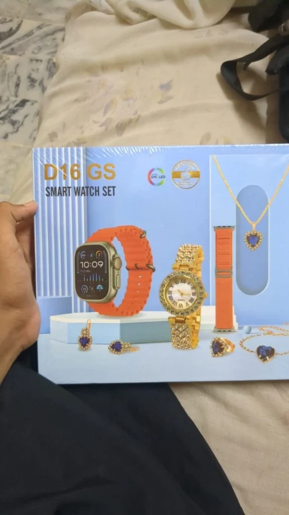 D16 GS Smart Watch Set – Stylish & Smart