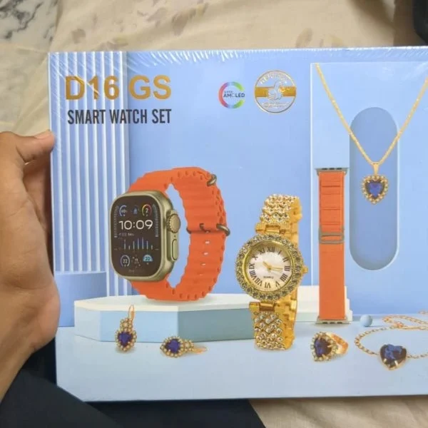 D16 GS Smart Watch Set – Stylish & Smart